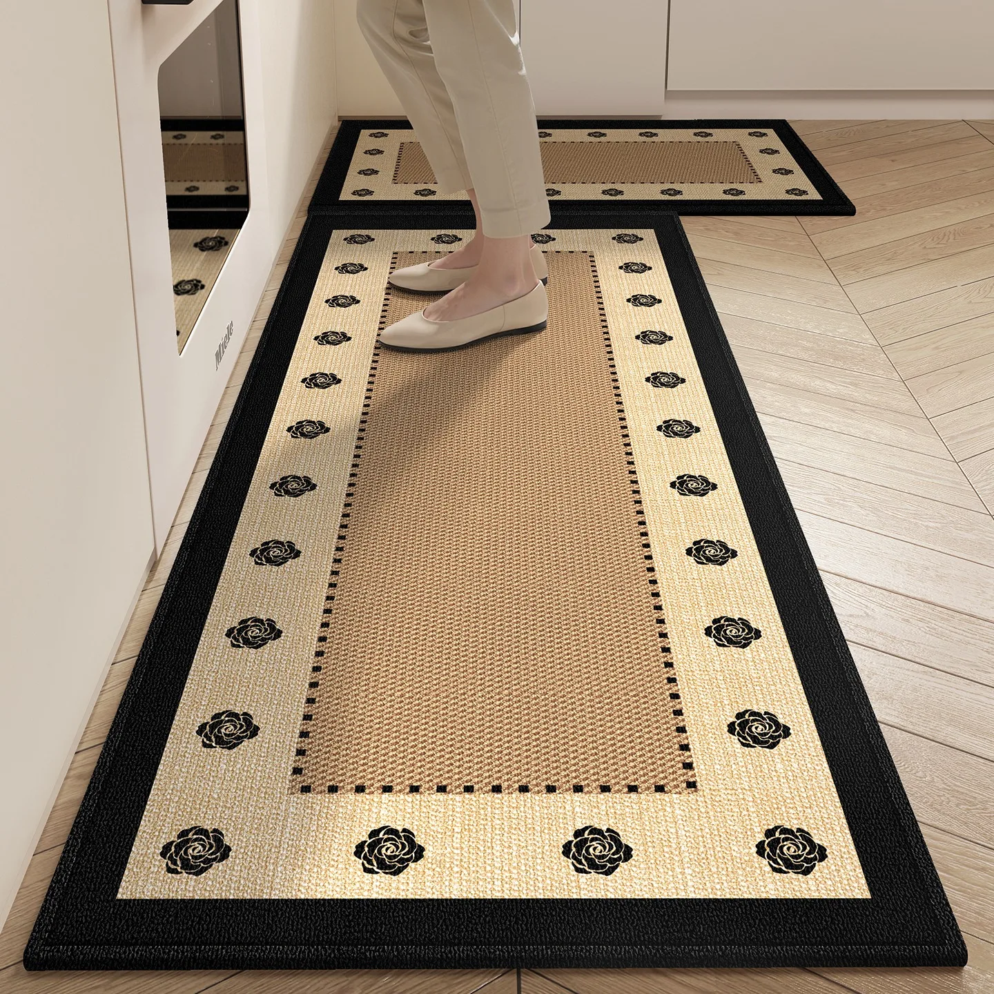 Floral Kitchen Runner Mat 4