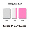 24mm Tiktok Seaside Escape Mahjong Tile Game 65 Tiles Plastic Mahjong Style 1/2 Players Funny Parent Child Party Game Toy Gift 4