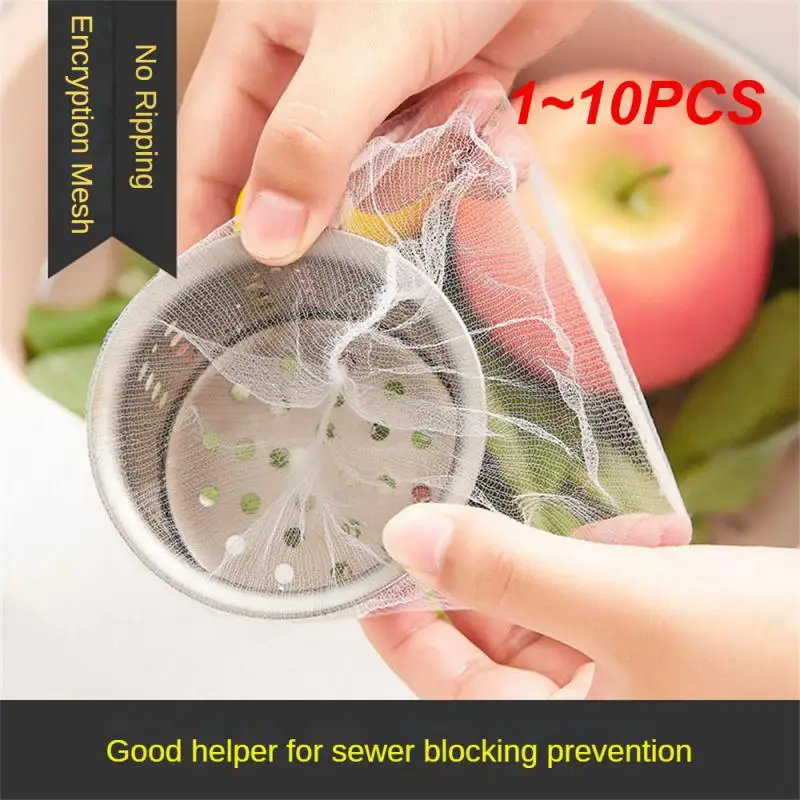 

Сливная сетка для раковины 1-10 шт., кухонная Ситечка, хорошая прочность, хороший эластичный сетевой порт, без запаха, аксессуары для кухонной раковины