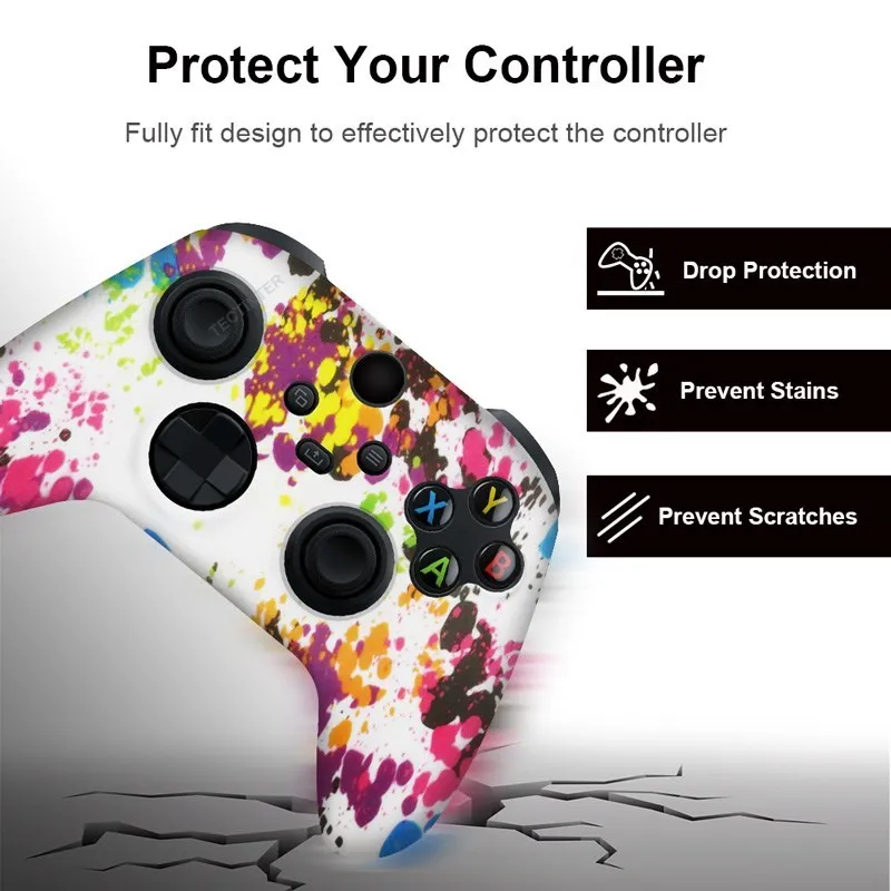 Soft Silicone Case For Xbox Series X/S Controller Protective Skin