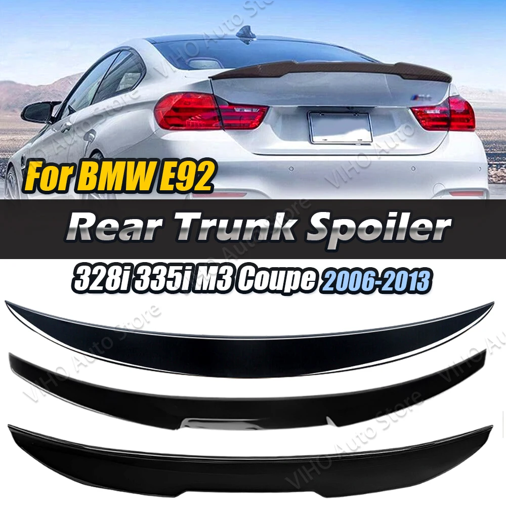 Psm / M4 / Mp Style Trunk Lip Tail Trunk Spoiler Body Kit Per Bmw Serie 3 E92 335I 328I 2007-2012 Spoiler Posteriore Wing