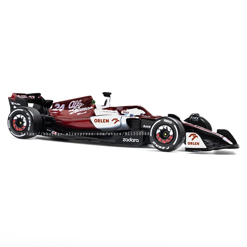 Bburago 1:43 2022 F1 Alfa Romeo Racing Team C42 #24 Guanyu Zhou