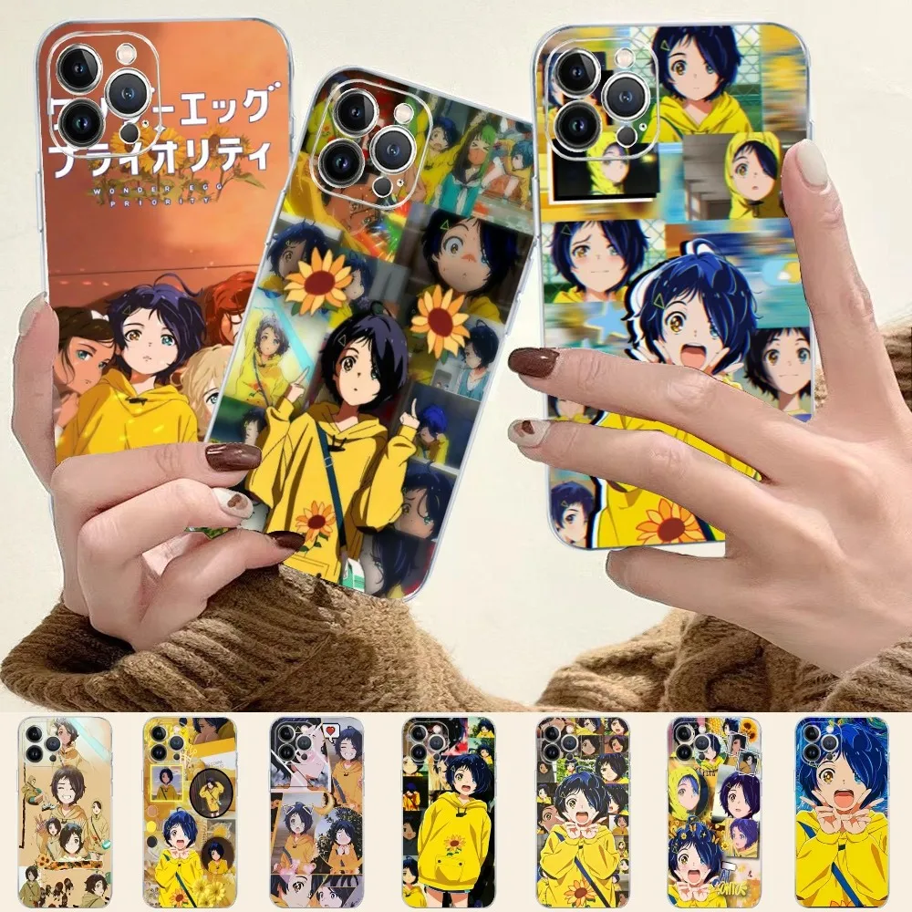 Wonder Egg Priority Phone Case Per Iphone 14 11 12 13 Mini Pro Xs Max Cover 6 7 8 Plus X Xr Se 2020 Funda Shell