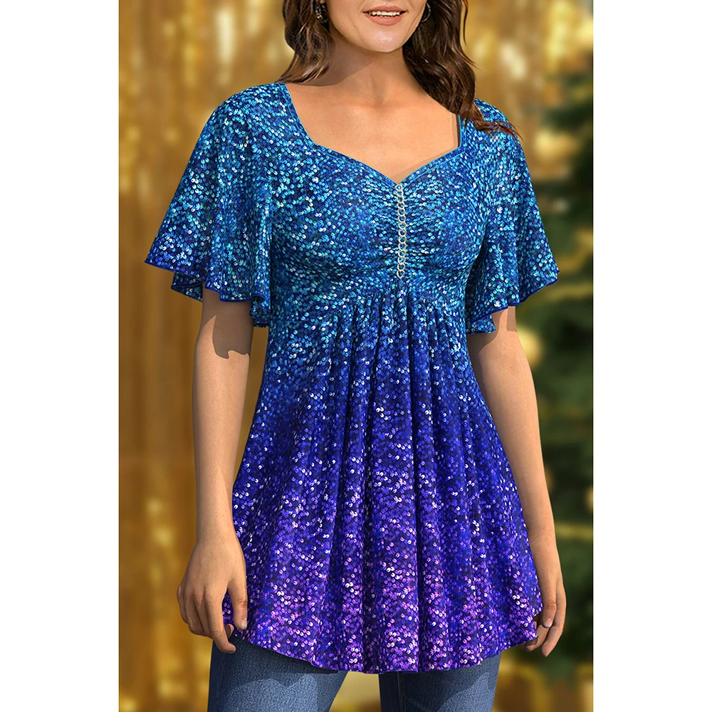 Рисунок 2 - Размера плюс Рождественская синяя