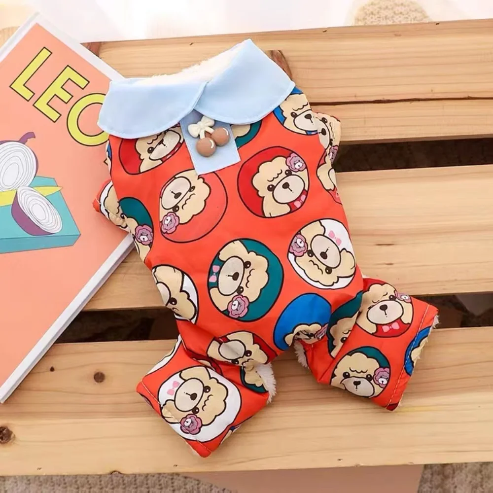 Pijama doce Kawaii para animais de estimação, desenho animado, macacão  listrado, roupas para cães pequenos, gatinho e cachorro, camisa fofa,  primavera e outono - AliExpress