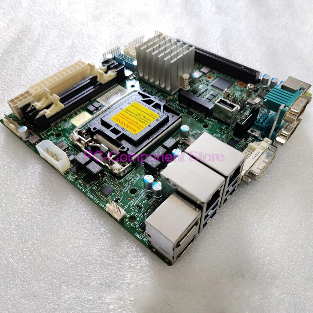 슈퍼마이크로 서버 마더보드 LGA1151 Q170 미니-ITX 소형 보드 X11SSV-Q