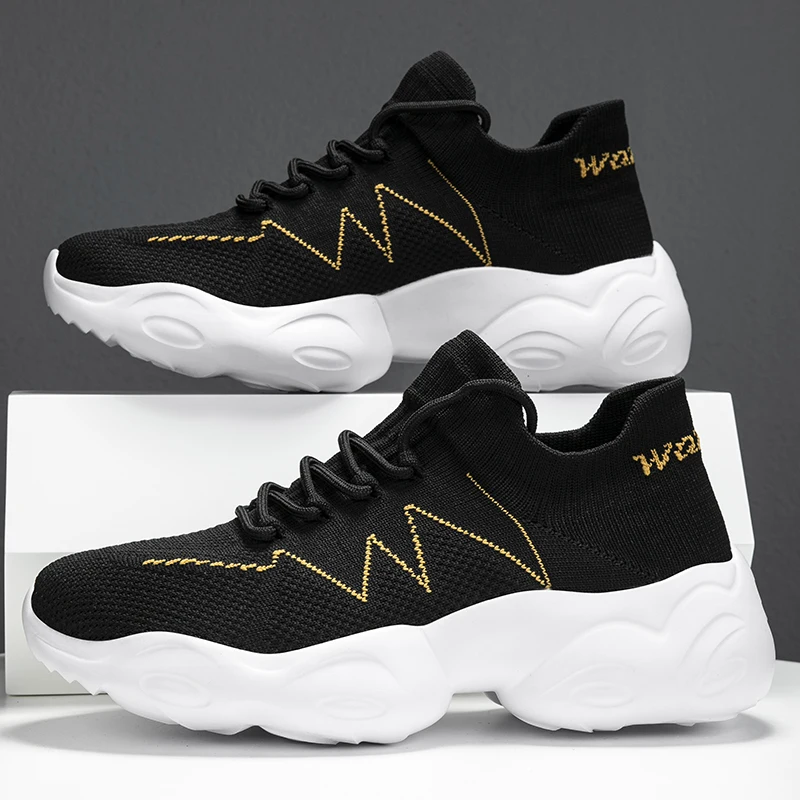 

2023 New Men Sport Shoes Breathable Lightweight Running Sneakers Spring Summer Mesh Running Tennis Shoes Walking Casual Shoes