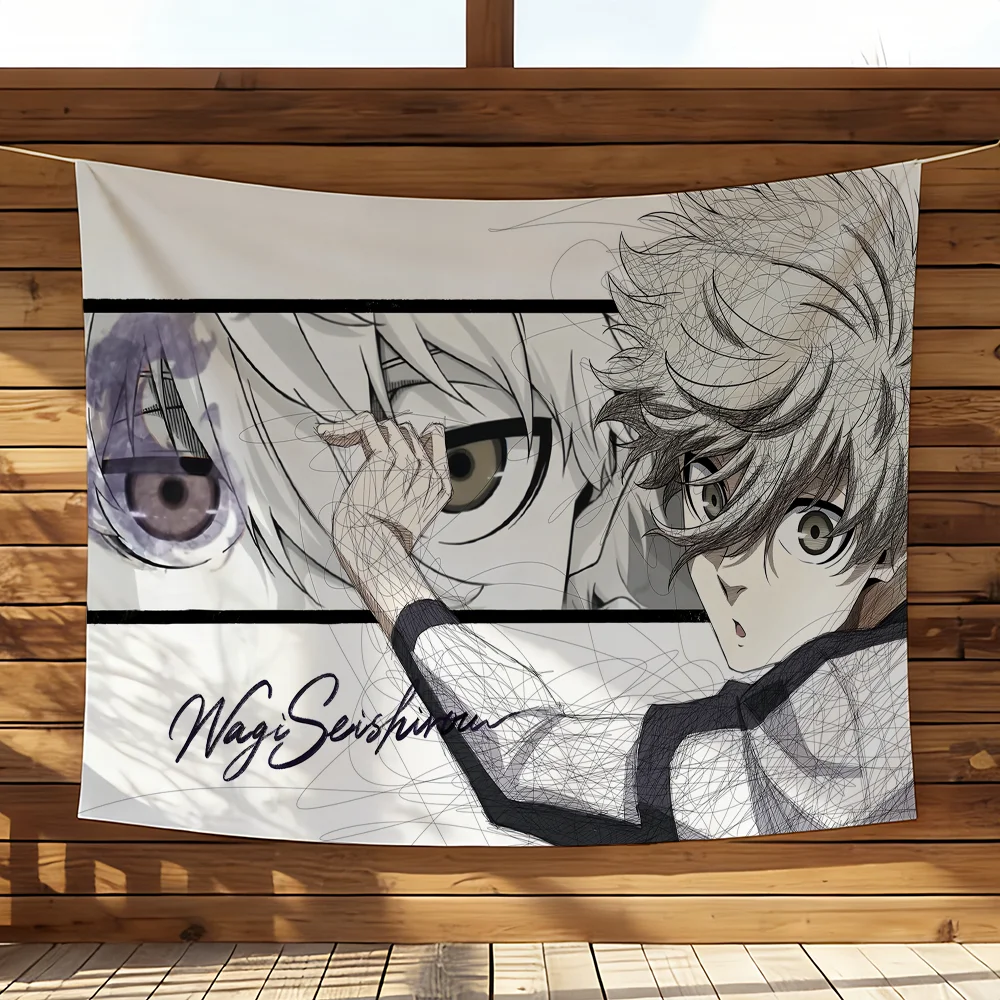 Anime Blue Lock Flag Decorative Banner - Perfect for Outdoor Camping, Family Parties, and Garden Decor Gift