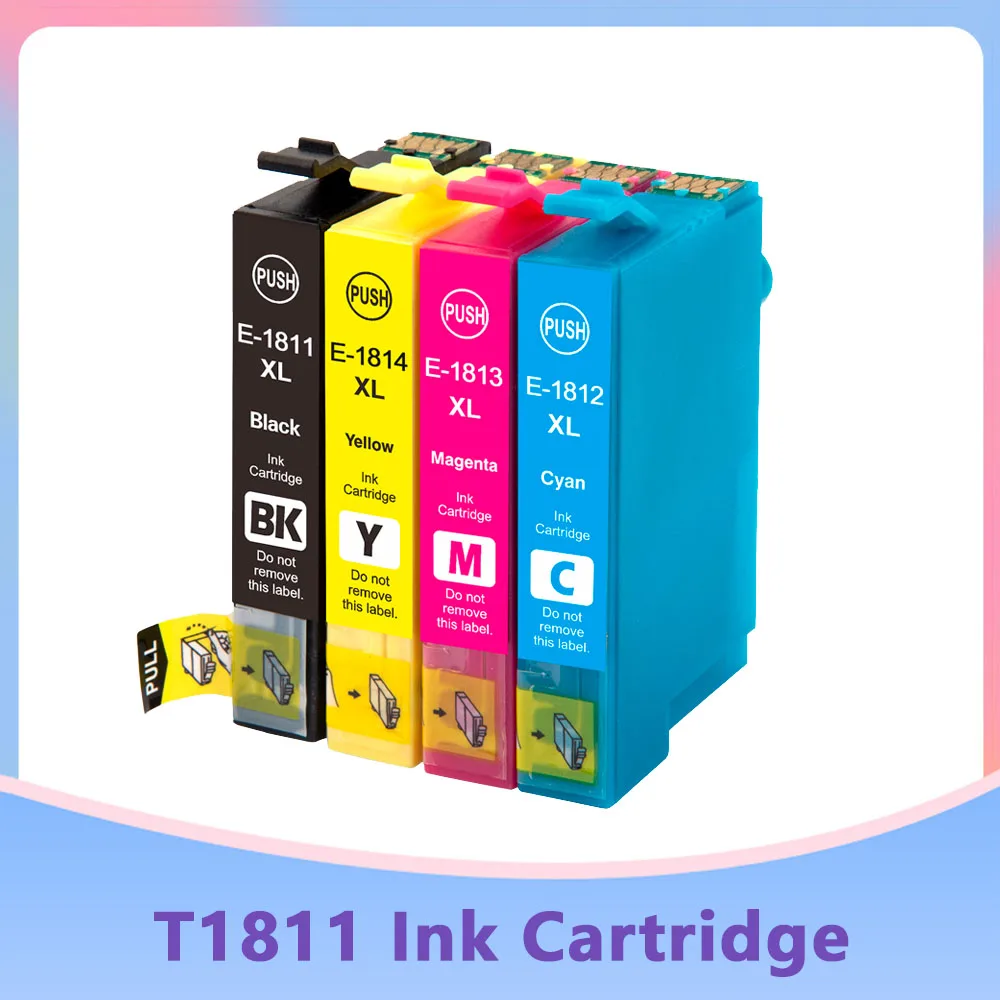 

Ink Cartridges For Compatible EPSON 18XL T1811 T1814 For Epson XP-415 XP-30 XP-102 XP-202 XP-205 XP-302 XP-305 XP-402 Printer