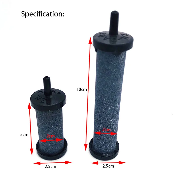 2cmx5cm/2cmx10cmAquarium Air Pump Sand Stone Oxygen Pump Fresh Air Stone Bubble Bar Aquarium Fish Tank Aerator Pump Accessories 6
