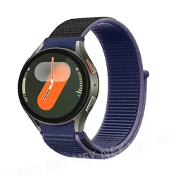 Seamless Nylon Loop Sport Band Bracelet - Galaxy 6 - 4 - 4 Classic (Midblue black12)