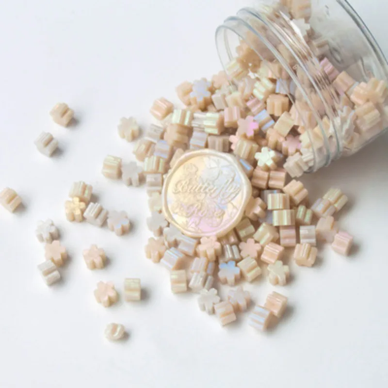 

Воск в ретро-стиле для свадебных приглашений, в форме цветка, смешанных цветов, 500 г