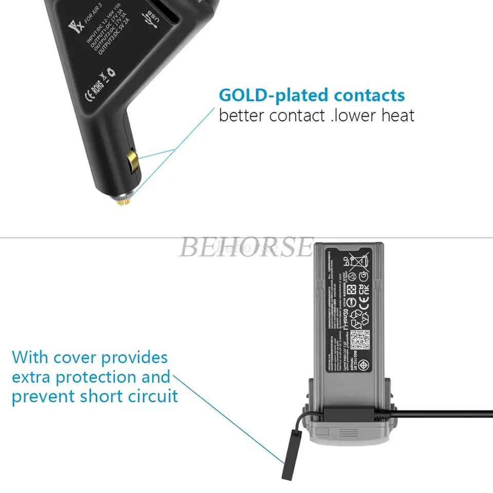 Dji Mini 4k Accesorios LKTOP Cargador De Coche Para Drones De