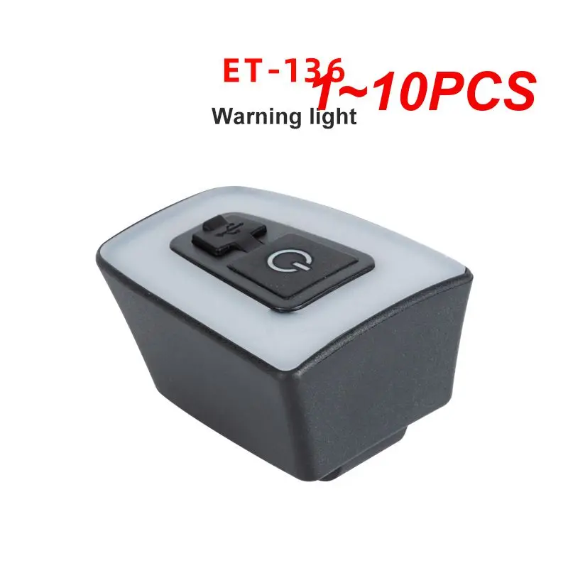 

Перезаряжаемый фонарик для заднего фонаря, 1 ~ 10 шт., водонепроницаемый задний фонарь для велосипедного шлема, задний фонарь для велоспорта