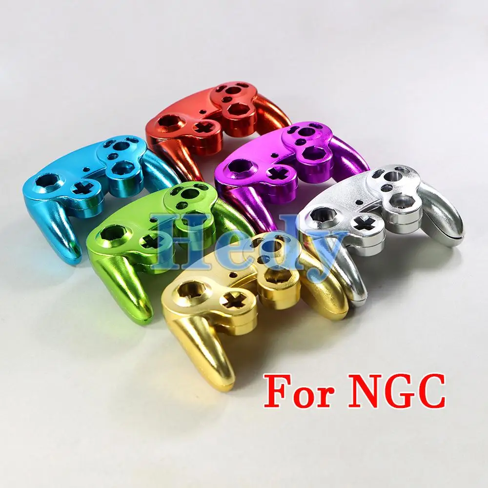 1Set Per Nintendo Ngc Gamecube Controller Custodia Cover Placcata Placcatura Shell Maniglia Custodia Giochi Maniglia Protettiva