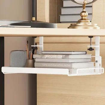 Unter-Schreibtisch-Kabel-Management-Tray – Kein Bohren erforderlich, Stahl Schreibtisch-Kabel-Organizer, Draht-Management-Tray und Kabel-Management-Rack