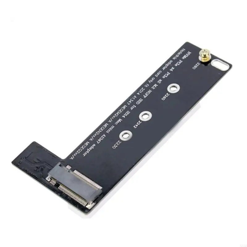 A52B for M.2 NVMe NGFF SSD AHCI Riser Card Adapter for M Key to Mac Mini 2014