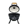 12-Inch ceramic grill, outdoor use, multi-function charcoal fire, portable BBQ backpack grill, car camping grill 3