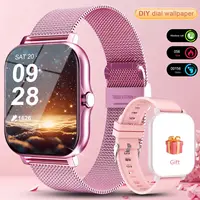 Smart Watch, Wireless Call/Dial, Multiple APP Reminders, Suitable for Men and Women, Sports Watch, Compatible with IPhone/Andrio