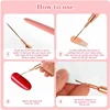 5pcs Nail Art Pen Set Brushes Set Elongated Lines Striping Drawing UV Gel Painting Nail Design Pen Professional Manicure Tool 4
