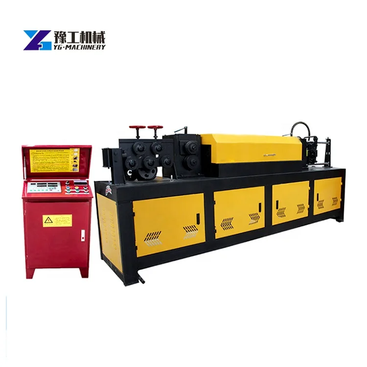 

Rebar Straighter Steel Wire Rod Straightening and Cutting Machine With CE Portable Scrap Steel Bar Straightening Cutting Machine