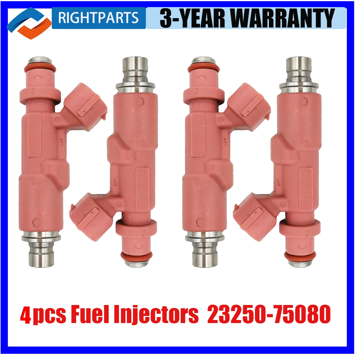 

4pcs 23250-75080 23209-79135 Fuel Injectors For Toyota Tacoma 2.7L 2.4L 1998-2004 4Runner 2.7L 1998-2000 2325075080 FJ793