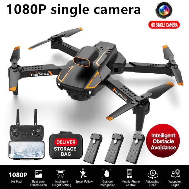 RC Quadcopter luxury New S91 Pro Mini Drone 4K Professional HD Camera with 5G WIFI FPV Obstacle Avoidance Remote Control Quadcopter Foldable Boy Toy camera quadcopter drone with camera and remote control RC Quadcopter