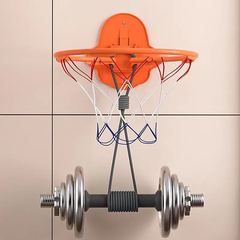 Indoor Basketball Hoop 32cm Dribbling Silent Basketball Training Hoop Noiseless Bouncing Wall-Mounted Toddler Outdoor Toys For