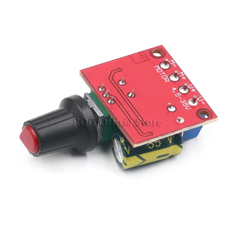 DC Motor Speed Controller 5A 90W PWM 12V DC Adjustable 4.5V-35V