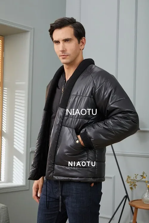 New Arrival Japanese Daopao Fashion Coat Men's Cotton Parka Non-visvim Dcdt Black Zipper Loose Down Jacket High Quality