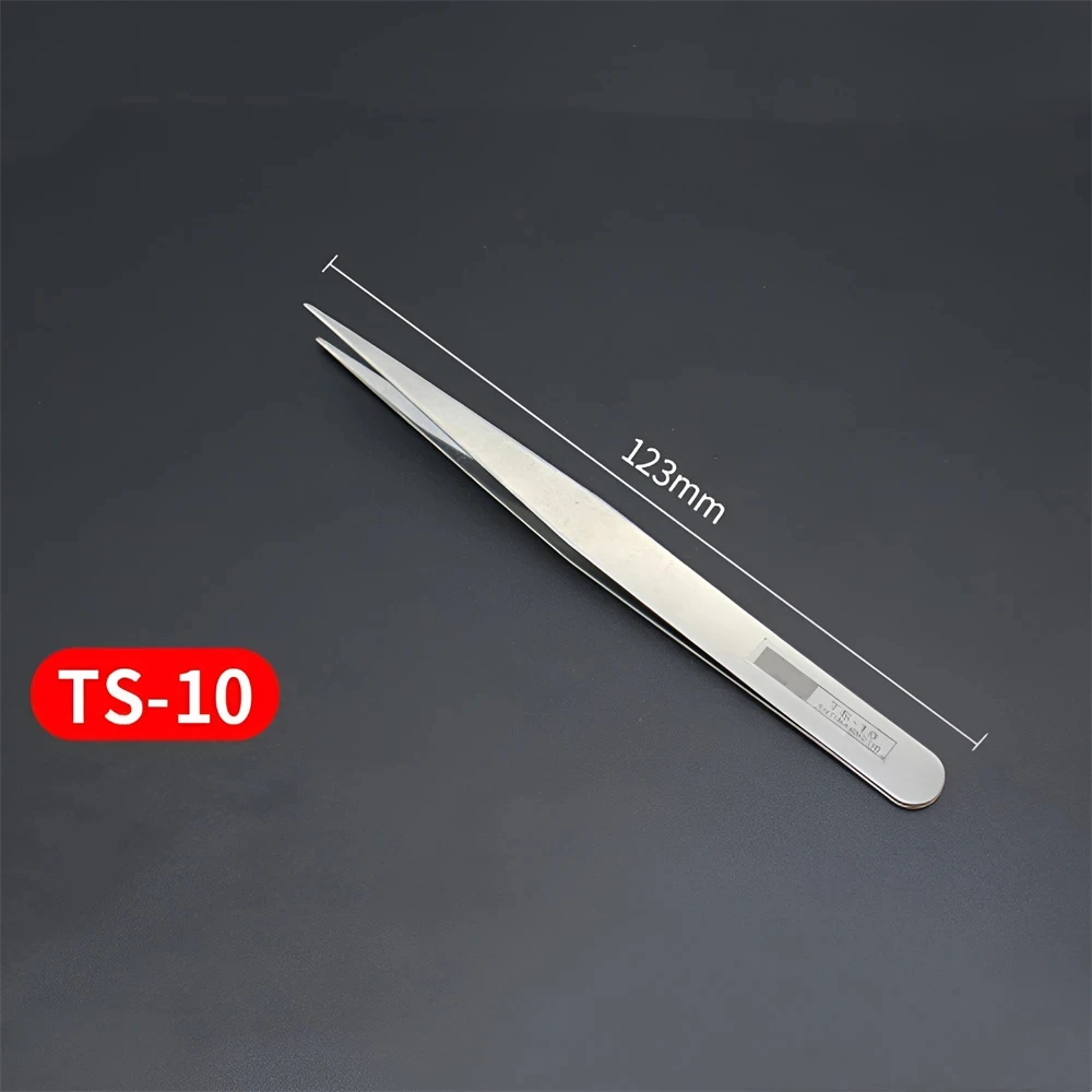 Tweezers Professional Watch Repair Tool Stainless Steel Straight Curved Tweezers Quartz Mechanical Watch Detail Repair 6pcs tweezer tool