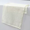 34X74cm Cotton Bath Waffle Towel Set For Children Baby Skin Friendly High Quality Soft Absorbent Home Bathroom Kitchen Washcloth 2