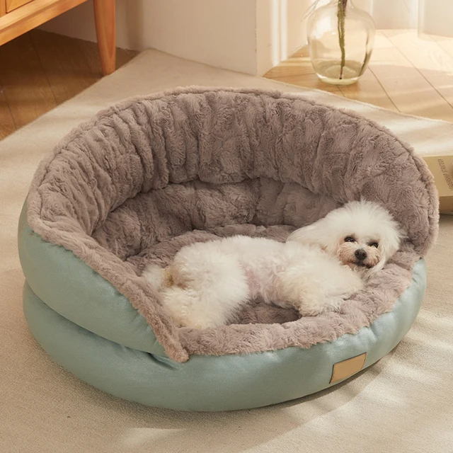 Round Rabbits Fluffy Dog Cat Bed Non-Slip Bottom Waterproof Pet Mattress For Indoor Pets Cat Dog Round Rabbits Fluffy Dog Cat Bed Non-Slip Bottom Waterproof Pet Mattress For Indoor Pets Cat Dog