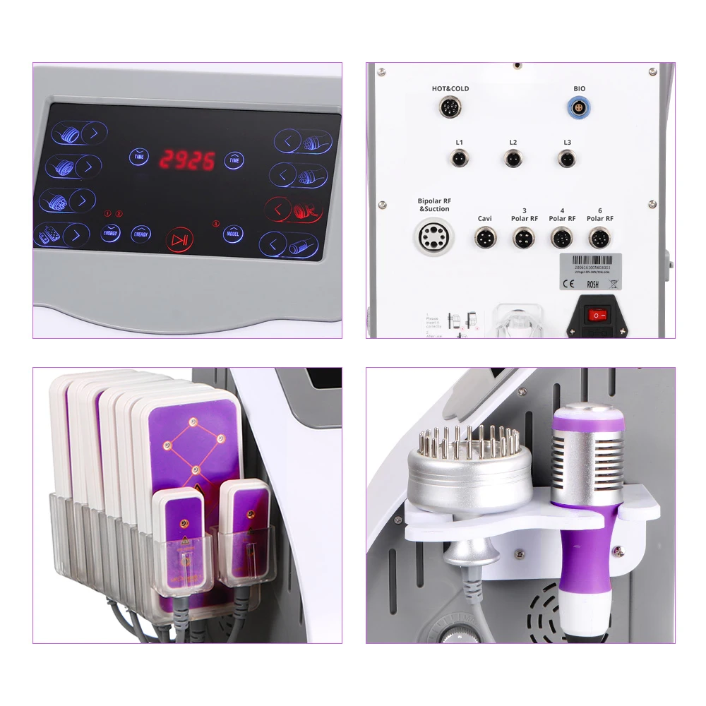 Mychway 9 In 1 40k Cavitation Machine Vacuum Body Slimming Fat Burner Wrinkle Removal Multifunctional Beauty Device