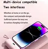 30000mAh Mini Portable Power Bank 2- in-1 Fast Charger Lightweight High capacity Pocket Power Bank For IPhone Huawei Samsung  6
