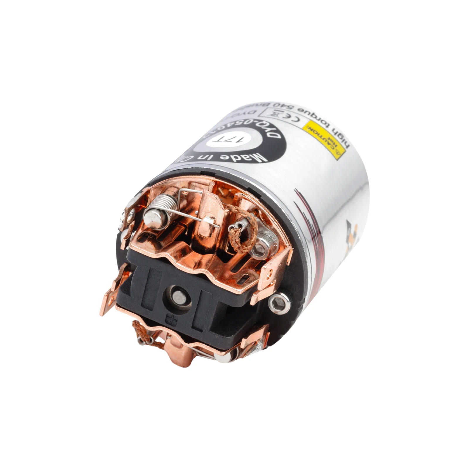 Pignon moteur RC en aluminium 12T à 40T en bleu, montrant le trou central et les détails de l'usinage, sur fond gris.