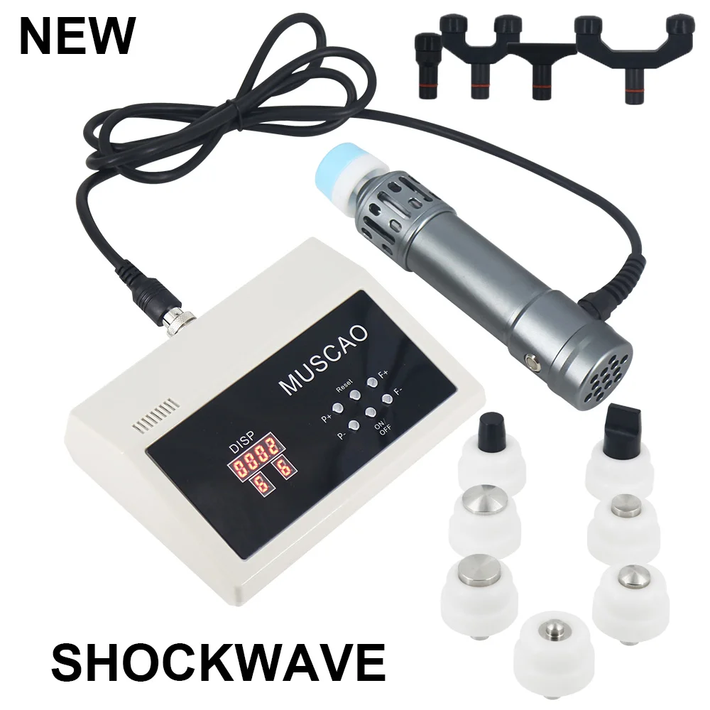 

Машинка для антицеллюлитной терапии Shockwave, электромагнитный экстракорпоральный массажный пистолет для устранения боли