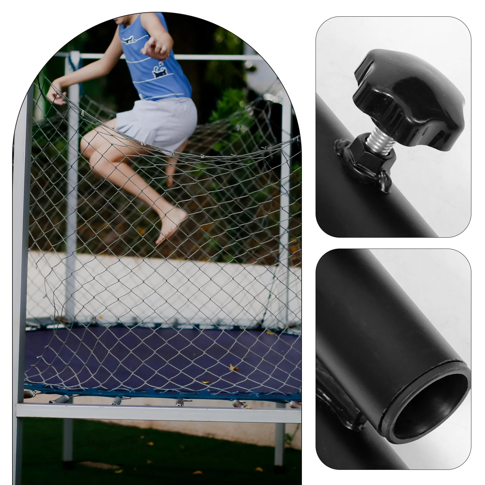 Children Trampoline Adult Fitness Trampoline Handle for Mini Fitness Trampoline Replaceable Trampoline Handle Bar Convenient Part