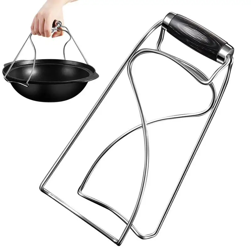 

Folding Hot Dish Plate Clip Bowl Gripper Plate Lifter Stainless Steel Anti-scalding Plate Lifter For Chef Bowls Hot Pots Hotel