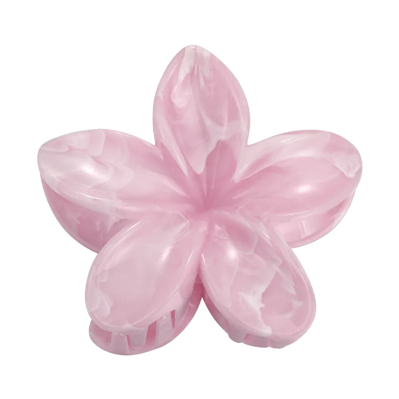 Tyrande Blunt Flower Grip Fresh and Sweet Egg Flower Back of Head Disc Hair Shark Clip Hair Ornament
