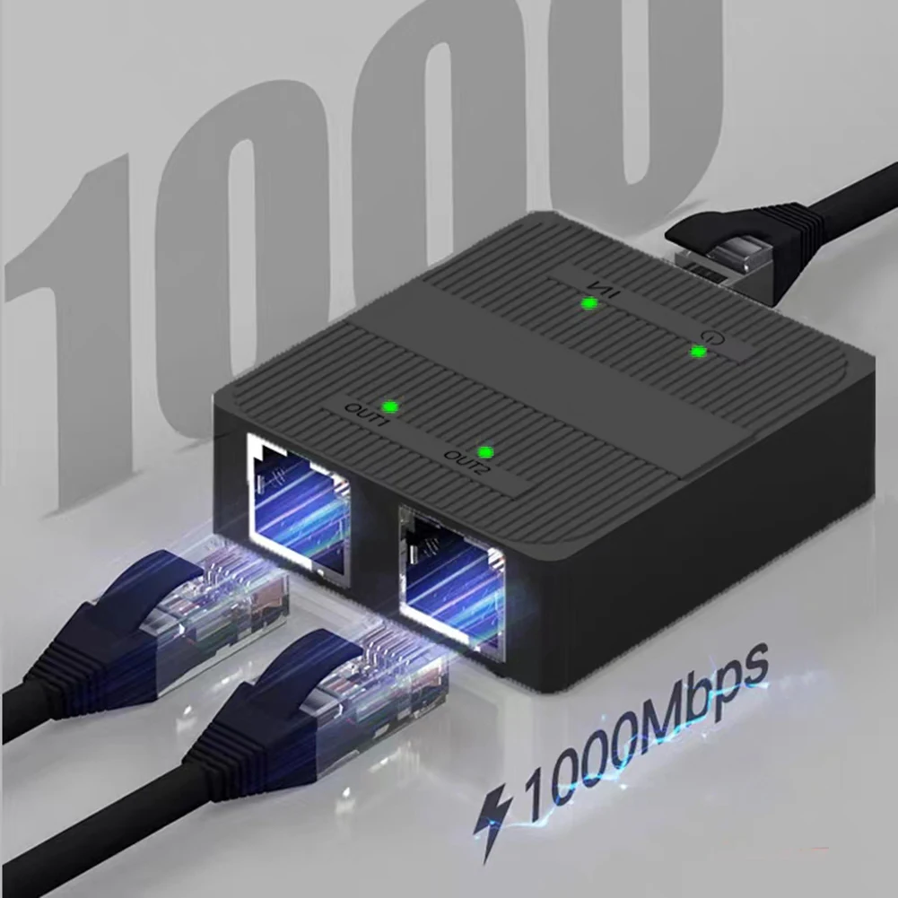 

RJ45 Switch 1000Mbps Internet Network Cable Extender RJ45 Gigabit Network Switch RJ45 Gigabit Switch for PC Laptop TV Box Router