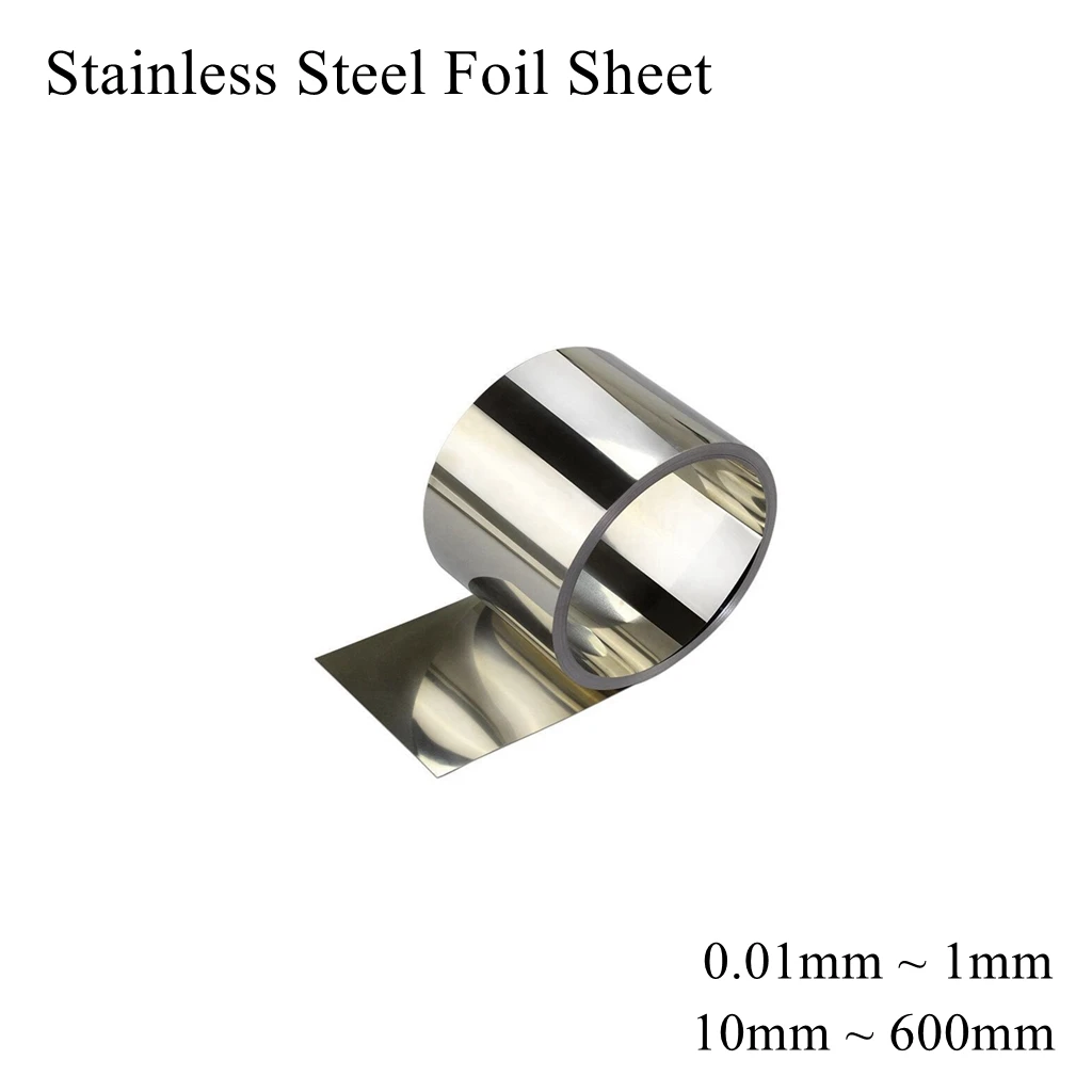 301 Stainless Steel Sheet Metal Sheet Flat Stock Thin Plate Thick  0.01mm-1mm