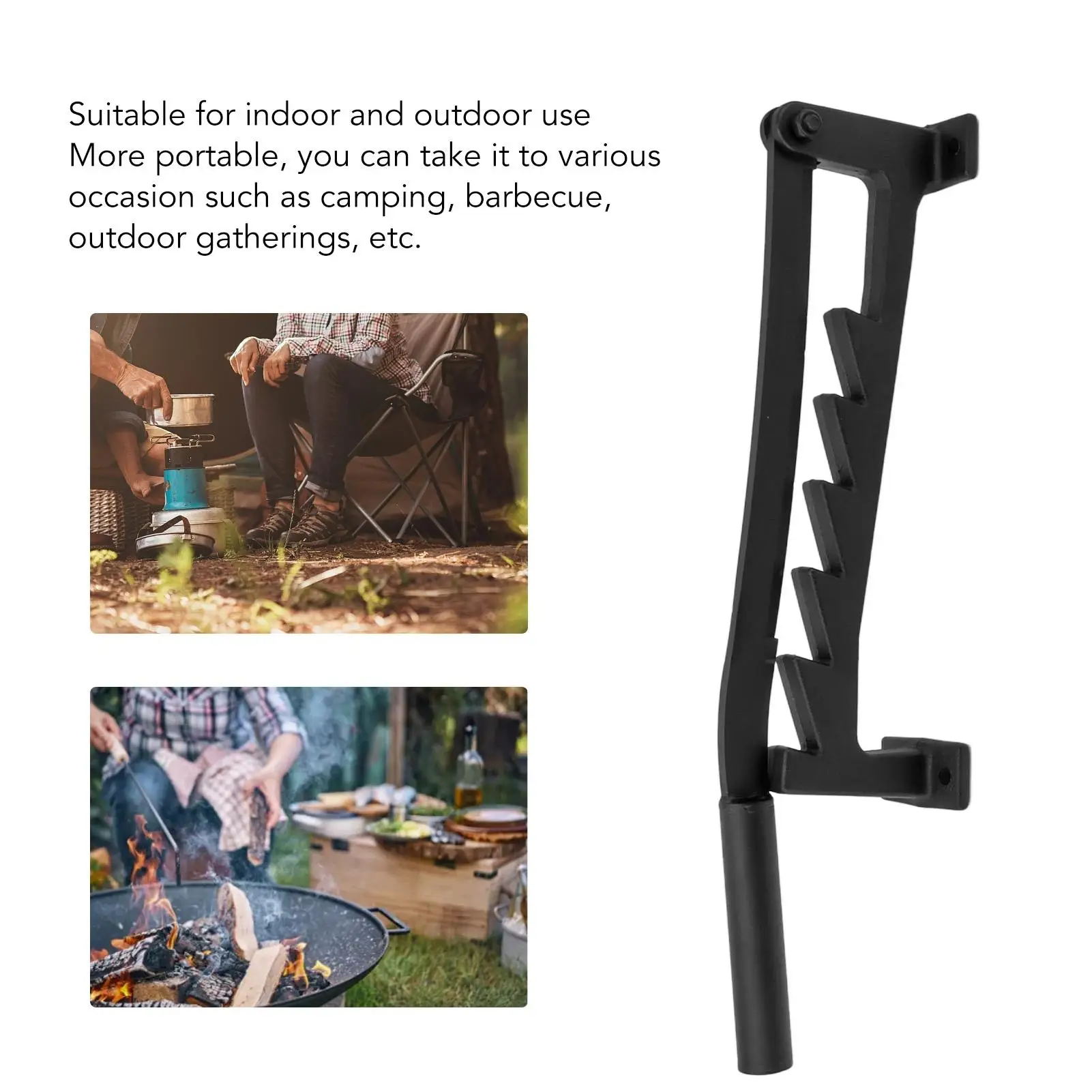 Wall-Mounted High Carbon Steel Firewood Splitter-Kindling Cracker & Log Cutter Tool