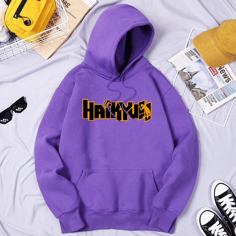 

Japanese Haikyuu Anime Letter Clothes Male Soft Large Size Streetwear Outdoor Slim Fit Hoodie Classic Designer Hoodies For Men