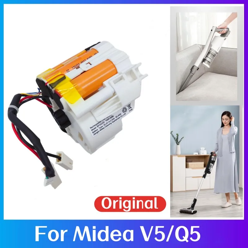 

100% Original 2000mAh 25.2V For Midea V5 Q5 Hand held vacuum cleaner battery