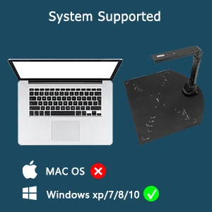 Description Picture 4 of item13-Megapixel Auto-Focus A3/A4 Document Scanner Visual Presenter Multi-Language OCR English Article Recognition by AI Technology