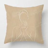 Nordic Morandi Home Decoration Autumn Decoration Pillowcase Sofa Cushion Cover 45x45cm 45*45 50x50 60x60cm 40x40 35x35 Hall 2