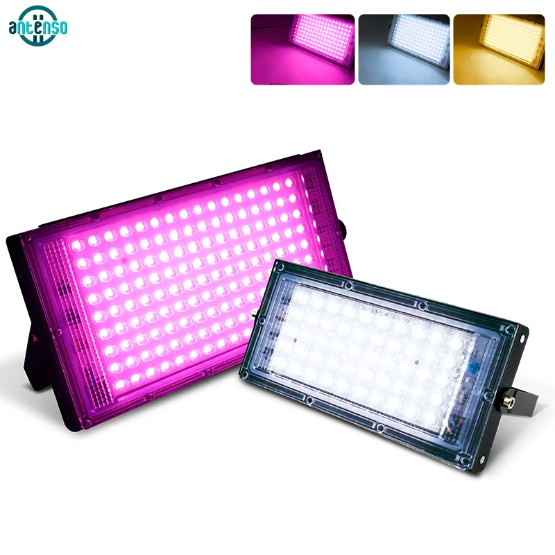 LED Grow Light Full Spectrum Phyto Lamp for Plants 50W 100W AC 220V
