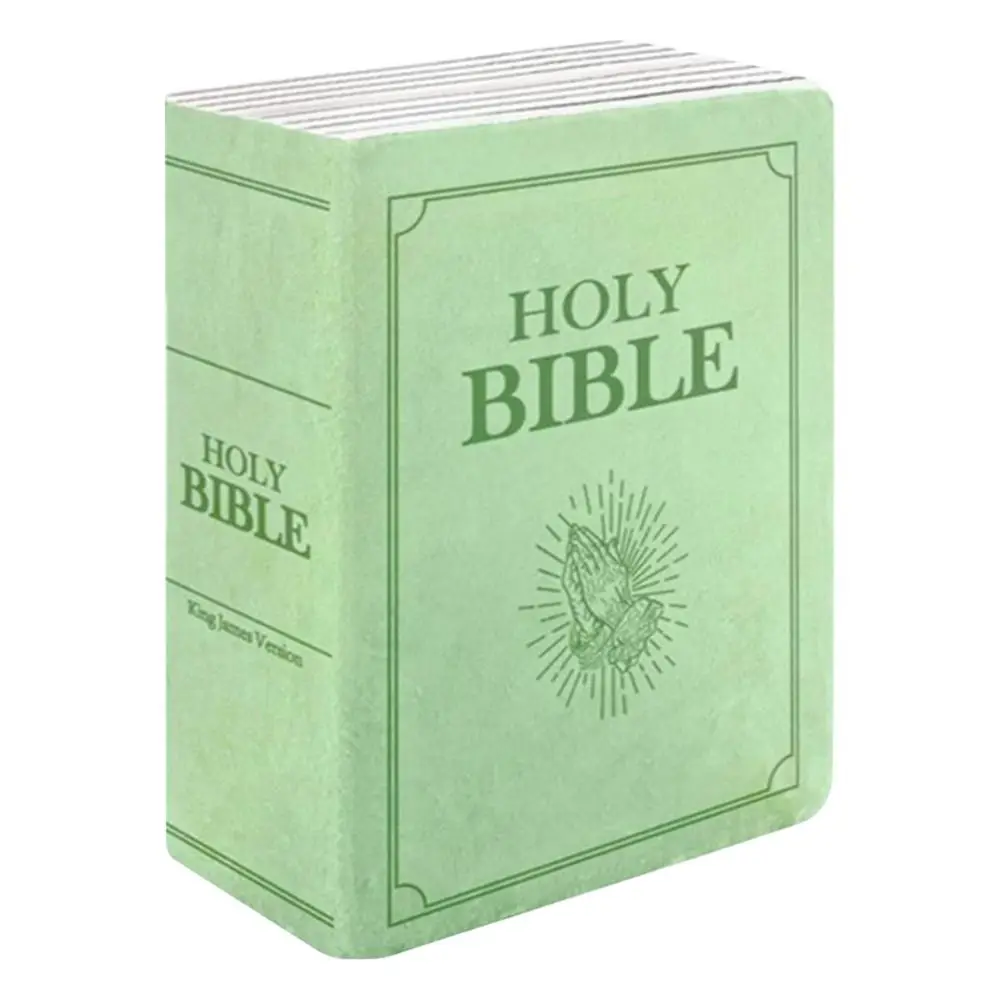 어린이 선물 사실적인 성경 모양 베개 소파 쿠션 성경 장식 베개 33*22cm 가장 귀여운 성경 쿠션