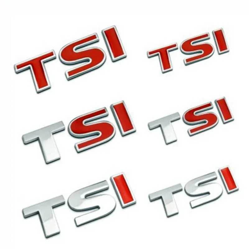 

TSI letter sticker is suitable for Volkswagen Touran sagitar Magotan Bora LaVida Passat Shanghai FAW modified trunk badge decal.